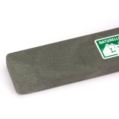 Natürlicher Messer Schleifstein ‚Ideale‘ grün aus den Pyrenäen mit 2 Korngrößen Abziehstein Wasserstein Schärfstein - 3