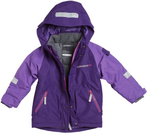 Didriksons Lhotse Babies / Girls / Boys Childrens Kids Youth Waterproof Windproof Coat / Jacket (Petunia, 1 year (80 cm))