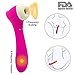 Produktbild BaiNE Toy Mehrgeschwindigkeits-Nucklesucker-Vergnügensspielzeug für Frauen, leistungsstarke Clogs-Saugnäpfe Saugen von Stmulat & ograve; rs 8 Modi USB-Saugpumpe für Damen
