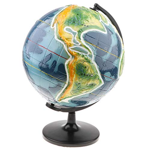 Preisvergleich Produktbild Backbayia Rotierende Desktop Erdkruste Globus Querschnitt Modell Geografie Weltkugel für Lehrmittel