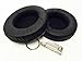 Price comparison product image BSI Black Replacement Pair Ear Cushions Ear Pads for AKG K550, K551, K240, K240S and K240 Studio Over-Ear Headphones + Free Silver Metal Truck Keychain with BSI(TM) LOGO