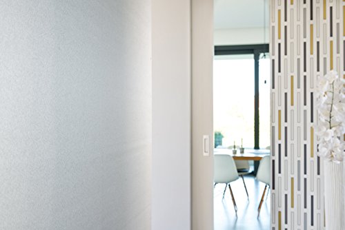Architects Paper Tapete AP 2000 Design by F.A. Porsche Serie DashLine 10,05 m x 0,53 m grau metallic weiß 303502 - 4