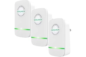 DUJUANUS Power Saver, Power Saver Originale 2025, Risparmio Energetico, Dispositivo di Risparmio Energetico, Dispositivi Smart Energy Saver Spina UE 90-250V (3 Pezzi)