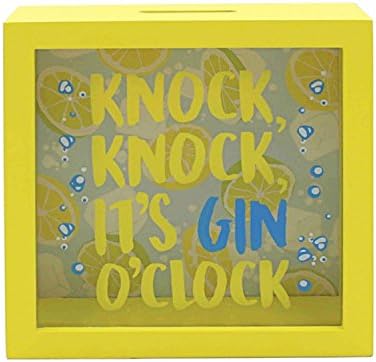 Leonardo Collection Deep Frame Money Box Saving Fund Collection (It's Gin O'Clock)