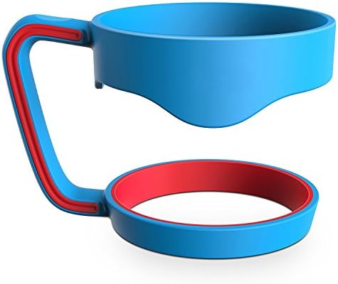 Gthunder Cups Handle for YETI Rambler Tumblers,Rtic,Sic Cup and More (30oz, Blue)