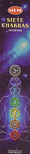 Sieben Chakren - Chakra-Räucherstäbchen Geschenkpackung