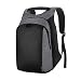 Produktbild Hand&Star Große Kapazität Laptop Rucksäcke für 15.6 Zoll, Wasserabweisender Unisex-Oxford-Casual-Daypack mit USB-Ladeanschluss für Reisen Turnhalle Wandern Camping Bergsteigen Schule,Gray
