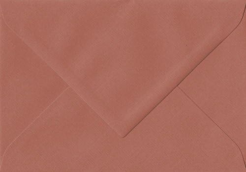 Pack Of 50 Copper 135mm x 191mm Gummed 100gsm 5x7 Paper Coloured Envelopes