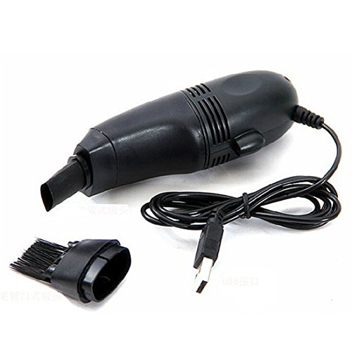 sourcingmap® Schwarz Kunststoff Gehäuse USB Mini Reiniger für PC Laptop Tastatur DE - 2