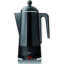 Bialetti 30-30254 Cafetière Design percolateur eco pour 2-6 Tasses Noir