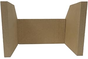 SCHOTT ROBAX HD Stove Glass UK Ltd - Clearview Vision 500 Heat Resistant Replacement Vermiculite Fire Brick Set