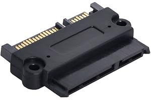 CHENYANG CY SATA 22Pin 7+15 Male to SATA 22P 7+15 Female 3.5" & 2.5inch Extension Convertor Adapter with Screw Holes