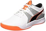 hallenschuhe kinder asics Weiß Puma Herren Explode 2 Multisport Indoor Schuhe, Weiß White-Quarry-Shocking Orange, 43 EU
