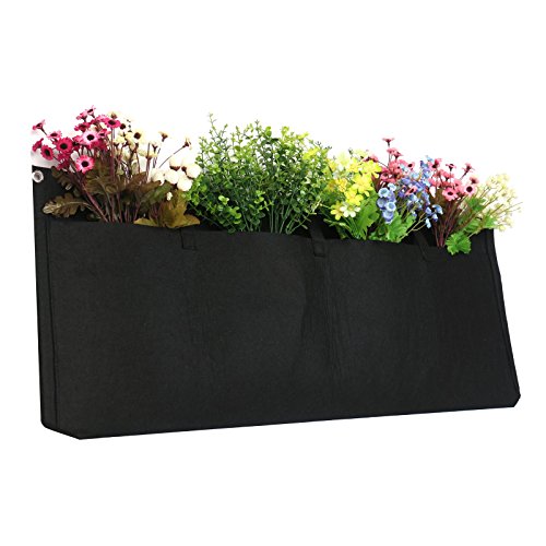 2-TECH Wandbegrünung Vertikaler Garten living wall vertical wall 100cm * 30cm mit 4 Taschen Fassadenbegrünung
