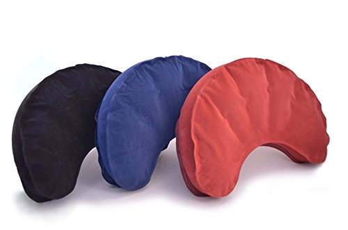 Meditationskissen, aufblasbares Reise-Meditationskissen: SAMTEN MOON, Halbmond / Hörnchen; Yoga Meditationskissen, Yoga Kissen, Zafu, geeignet für Anfänger, 410g leicht - 8