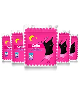 Cojin Overnight Heavy Flow Disposable Period Panties for Sanitary Protection L - XL (5 Pack - 15 Panties | Sanitary Pads Pant Style