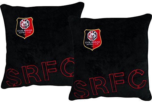 Stade Rennais 2 x Coussin Rennes - Collection Officielle Taille 35 x 35 cm