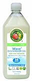 Earth Friendly Products Wave Dishwasher Gel with Rinse Aid Fragrance Free 950 ml (Pack of 2)