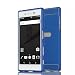 Produktbild Sony Xperia Z5 Compact Schutzhülle OKCS® Hülle Hard Cover Back Case Bumper Tasche Metal Alu TPU, in blau
