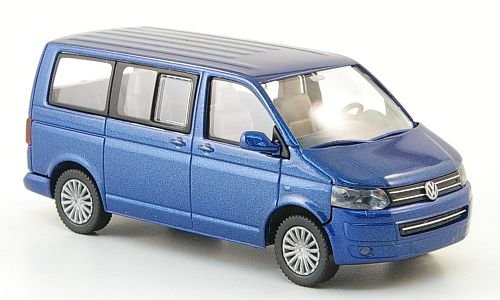 Preisvergleich Produktbild VW T5 Multivan, met.-blau, Modellauto, Fertigmodell, Wiking 1:87