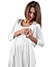 The Essential One - 3/4 Sleeve tie front Nursing top EOM10