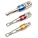 Produktbild Demino 3PCS 1/2 1/4 3/8 Zoll Steckschlüssel Adapter Set Hex Schaft Bohrer Kit und Farben Codierte Ring #1