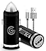 Price comparison product image Gadget Giant Quick Charge 3.0 TYPE C/USB-C Car Charger FOR Samsung Galaxy A20e A30 A40 A50 A60 A70 A80 A90 [RAPID QUICK FAST CHARGING CHARGER] [QC 3.0] [WITH DURABLE DATA CABLE] - Grey