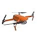 Price comparison product image DJI Mavic 2 Pro Sale! Waterproof PVC Carbon Fiber Skin Wrap Grain Graphic Stickers for DJI Mavic 2 Pro/Zoom ( Orange)