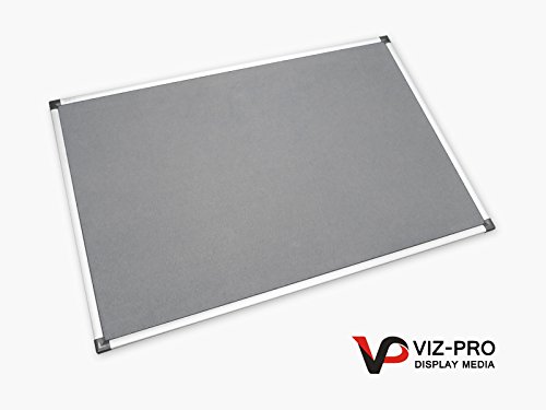 VIZ-PROGrey Felt Pin Board 1200X900mm