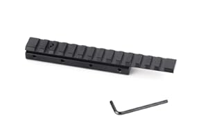 ToopMount Tactical Picatinny Rail Adaptador de Cola de Milano a Picatinny para 11 mm a 20 mm Montaje en riel convertidor, Montaje en riel Ligero para 1913