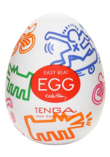 Preisvergleich Produktbild Tenga Egg Keith Haring Einweg-Masturbationsei Street, Hard Boiled