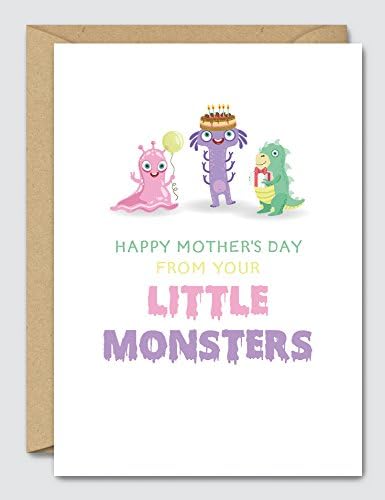 Happy Mother's Day from your Little Monsters - Funny Mothers Day Card