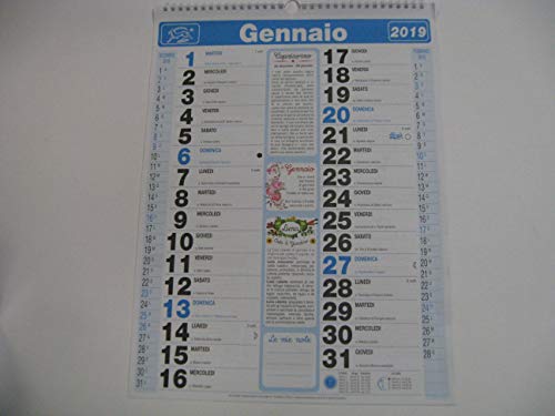 Preisvergleich Produktbild Kalender 2018 mit großen Zahlen, vertikaler Wandkalender