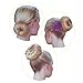 NALATI Beauty Buns Magic Hair Styling Styler Twist Ring Former Shaper Doughnut Donut Chignon Bun Maker Clip Hair Curler Accessory Small & Large (Big, Black)