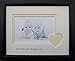 Personalised 'We love you' photo frame 9 x 7, Black
