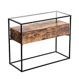HIER BRINGEN SCHERBEN KEIN GLÜCK: Ein Sideboard sollte natürlich nicht nur repräsentativ aussehen, sondern auch stabil sein. Aus diesem Grund besteht die Oberfläche aus gehärtetem Glas. Weitere Unterstützung bietet der Eisenrahmen, durch welchen die Platte mit bis zu 30 kg belastbar ist. Verstellbare Füße schützen Ihren Boden zudem vor Kratzern