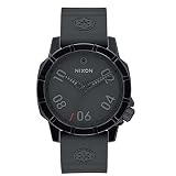 Nixon Herren-Armbanduhr Ranger 40 Imperial Pilot Black Analog Quarz Silikon A468SW2242-00