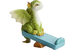 Gemmia Miniature Fairy Garden Dragon Cell Phone Stand Phone Holder- Seesaw Dragon