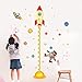 Produktbild AZLIXLH Wandaufkleber tapete wandbild Cartoon raketenstart höhenmessung wandaufkleber für Kindergarten kinderzimmer Schlafzimmer Dekoration