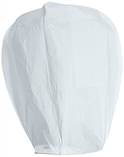 12 Stück LUMINARIA Himmelslaternen weiß – KEINE GENEHMIGUNG NOTWENDIG – Skylaterne - 3