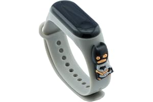 GENERICO Orologio digitale braccialetto in silicone bambino bambina Sportivo cartoni animati - cinturino compatibile xiaomi mi band (Bat.).)
