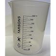 PLASTIC POLYPROPYLENE PP MEASURING BEAKER 2000ML LABORATORY KITCHEN