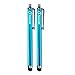 Price comparison product image iTechCover® Blue Capacitive Touch Screen Stylus Pen for Huawei P Smart (2019) - (2-in-1 Pack)
