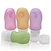 AROCCOM® Silicone Travel Bottle, Leakproof, BPA Free, Refillable Cosmetic Travel Containers, TSA Carry On Approved, 4 of set (Medium)