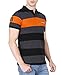 Fanideaz Men’s Half Sleeve Royal Striped Polo T-Shirt With No.1 Applique RS.849.00
