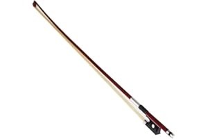 RANRAO 1 arco de violín de 1/4 1/8 1/10 de crin de caballo para principiantes, accesorios de violín de práctica, no se deforma fácilmente (1/8)