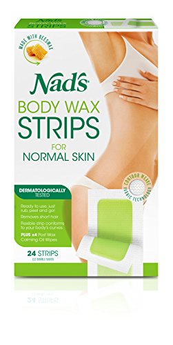 NAD'S Body Wax Strips, 24 Strips