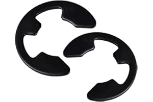 CONPHERON Manganese Steel E-Clip Retaining Snap Opening Ring Circlip 4mm, 200 pcs