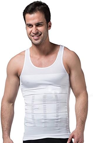 Roludom Men's Slimming Trimmer Body Shaper Vest Underwears Tank