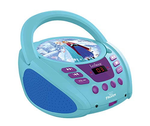 Lexibook RCD108FZ- Lector Radio CD Frozen, Azul
